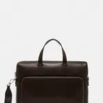 Kožená taška na notebook Paul Smith hnědá barva, M1A-8082-PSOFTL