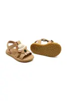 Dětské kožené sandály Donsje Hilley Sandals Groom hnědá barva, 1501602