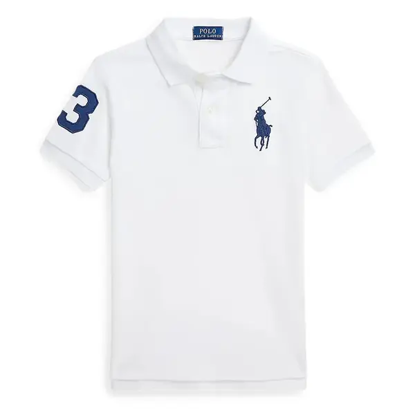 Polo tričko Polo Ralph Lauren bílá barva, 322703635099