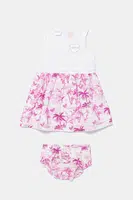 Dětské bavlněné šaty Guess bílá barva, mini, A5GK10 WH710