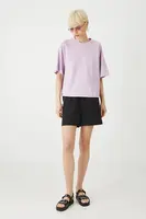 Bavlněné tričko Medicine dámské, fialová barva