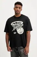Tričko adidas Originals Hot Shot Tee pánské, černá barva, JY3650