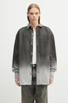 Džínová košile Marcelo Burlon Gradient Denim Overshirt Black White