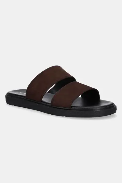 Semišové pantofle Vagabond Shoemakers MASON pánské, hnědá barva, 5965-050-35