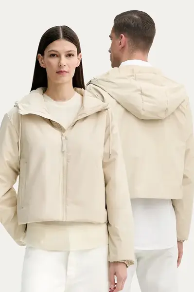 Bunda Rains Lohja Short Insulated Jacket W3T1 béžová barva, přechodná, 15780