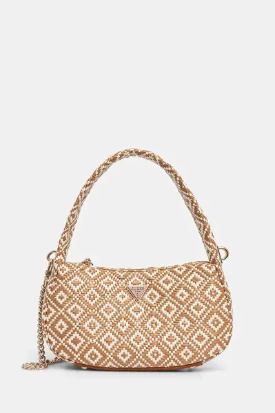 Kabelka Guess RIANEE hnědá barva, HWXWR9 22802