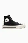 Kecky Converse Chuck Taylor All Star Lift černá barva, A12552C