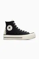 Kecky Converse Chuck Taylor All Star Lift černá barva, A12552C