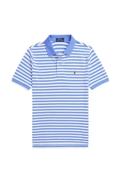 Dětská bavlněná polokošile Polo Ralph Lauren