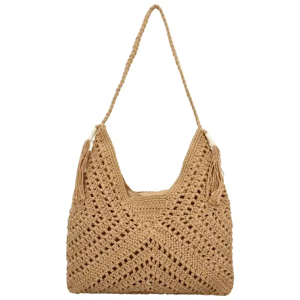 Dámská kabelka na rameno béžová - MaxFly Sába