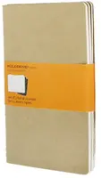 Sešity MOLESKINE 3 ks linkované karton L