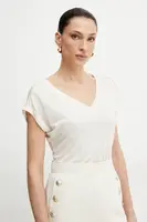 Tričko Morgan DEMA béžová barva, DEMA