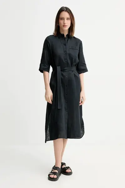 Lněné šaty MM by Max Mara