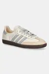 Kožené tenisky adidas Originals Samba OG W béžová barva, JH7299
