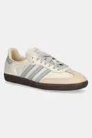 Kožené tenisky adidas Originals Samba OG W béžová barva, JH7299