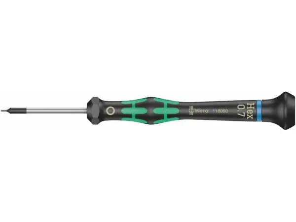 Wera 118060 Šroubovák šestihranný 0,7x40 mm k použití v elektronice Kraftform Micro typ 20