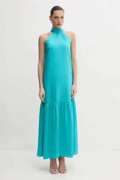 Šaty Liu Jo tyrkysová barva, maxi, WA5393.T5973