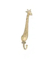 Nástěnný věšák Doing Goods Gloria Giraffe Hook žlutá barva