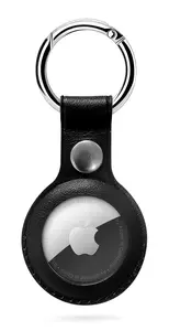 Kožené pouzdro Epico Case pro Airtag, černá