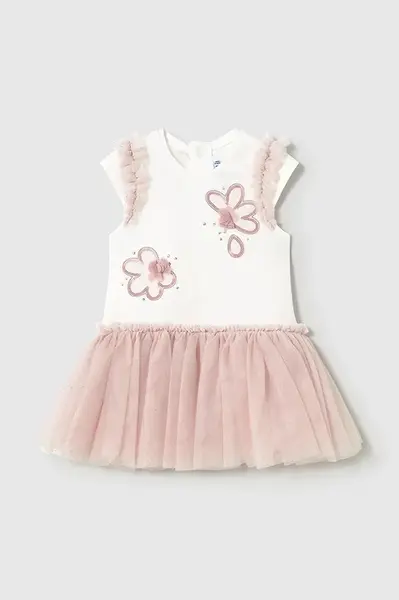 Dívčí šaty Mayoral růžová barva, mini, 1904