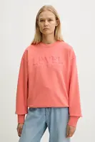 Bavlněná mikina Pinko dámská, růžová barva, s potiskem, 104618 A2DC