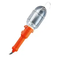 SOLIGHT Montážní lampa elektrická 230V, s kovovou mřížkou