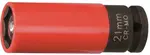 Nástrčná hlavice úderová s magnetem, 1/2", s krytkou na ALU, 17 mm - JONNESWAY S18A4117M Velikost: 21 mm