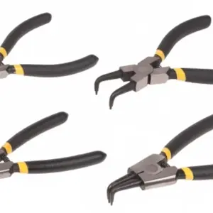 Kleště na segrovky rovné a zahnuté, vnitřní a vnější, sada 4 ks v obalu - QUATROS QS14459