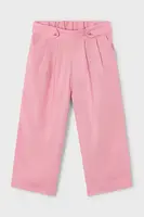 Kalhoty s lněnou směsí pro děti Mayoral