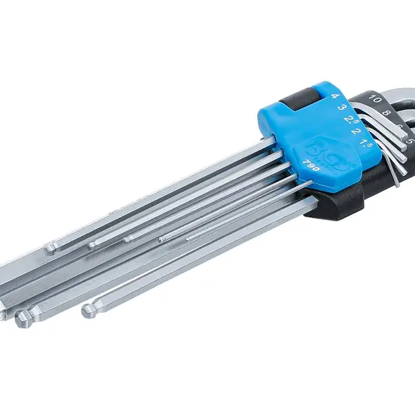 BGS technic Klíče imbus, s kuličkou (9ks)- BGS 790