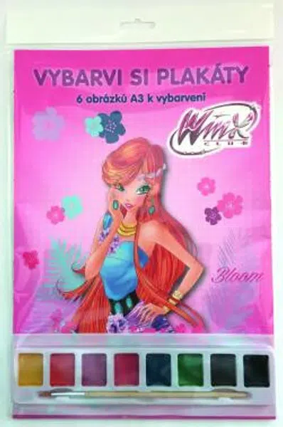 Winx Club - Plakátové omalovánky A3