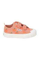 Dětské tenisky Tinycottons APPLES SNEAKERS X SUPERGA oranžová barva, SS25-902