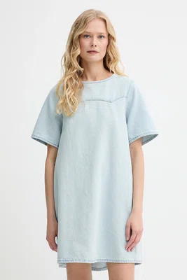 Džínové šaty Levi's DENIM TEE DRESS modrá barva, mini, 001WD