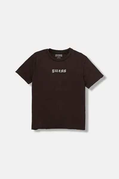 Dětské bavlněné tričko Guess