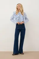 Džíny Bizuu DELPHI dámské, modrá barva, DELPHI NAVY