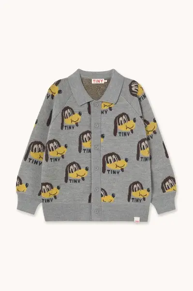 Detský sveter Tinycottons DOGS CARDIGAN