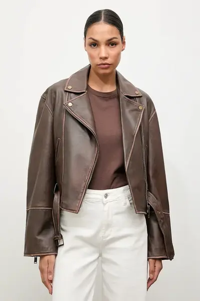 Kožená bunda Answear.LAB