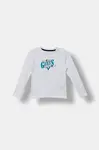 Detská bavlnená košeľa s dlhým rukávom Guess