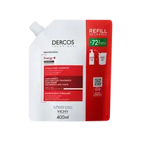 VICHY DERCOS Energy+ Stimulačný šampón proti vypadávaniu vlasov - náhradná náplň 400 ml