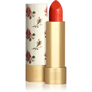 Gucci Gucci Beauty Rouge à Lèvres Voile lesklá rtěnka odstín 302 Agatha Orange 3.5 g