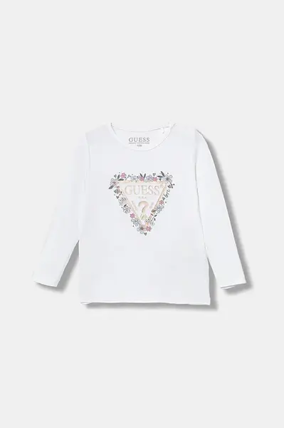 Tričko s dlhým rukávom pre bábätká Guess