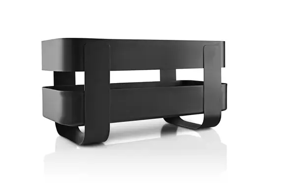 Samozavlažovací organizér na bylinky ocelový, černá - Eva Solo