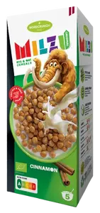 NORDCRUNCH Milzu BIO Cereálne guličky so škoricou 150 g