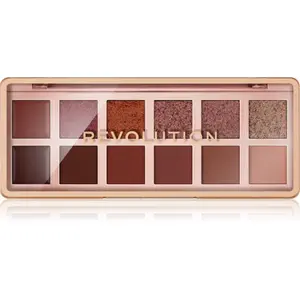 Revolution The Icon Palette paletka očných tieňov odtieň The True Icon Bronze Palette 12x0.7 g