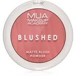 MUA Makeup Academy Blushed Powder Blusher púdrová lícenka odtieň Rouge Punch 5 g