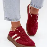 EVENTO Dámske semišové tenisky na platforme Bordeaux Sylviona