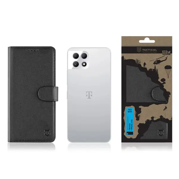 Flipové pouzdro Tactical Field Notes pro T-Mobile T Phone 2 5G, černá