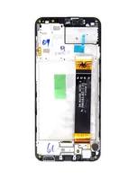 LCD display + Dotyk + Přední kryt Samsung Galaxy A23 (A235) (Service Pack) černá