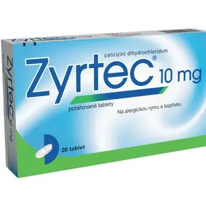 Zyrtec 10 mg 20 tablet