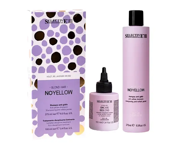 Dárková sada pro neutralizaci žlutých tónů Selective Professional NoYellow + dárek zdarma